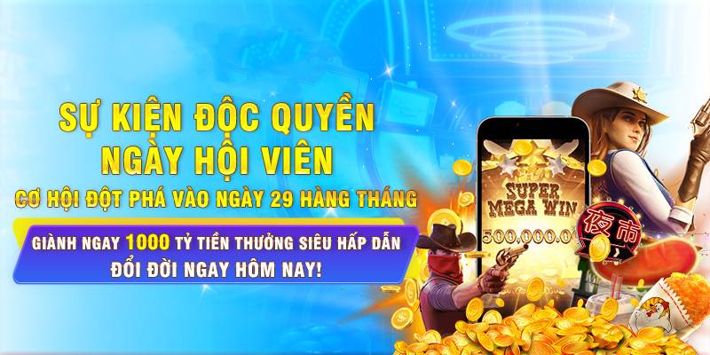 Ưu đãi đặc biệt cho thành viên VIP
